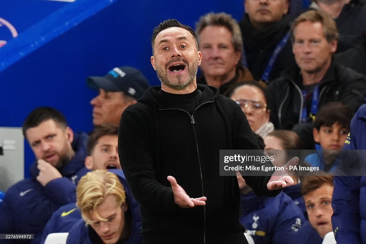 De Zerbi after Chelsea defeat: "We play for more than a trophy" - VAVEL.com