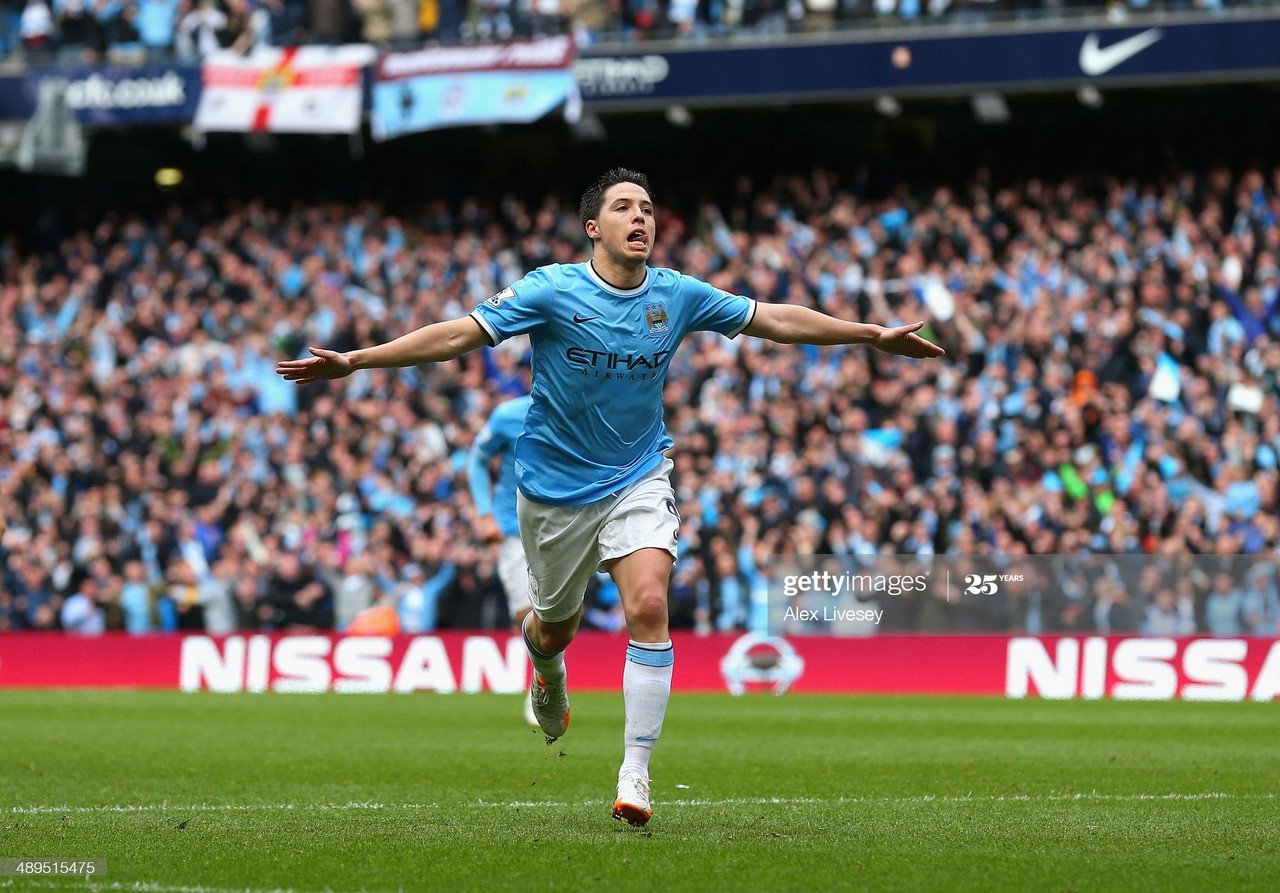 Manchester City signed Samir Nasri nine years ago today. Here is a look at his best moments.