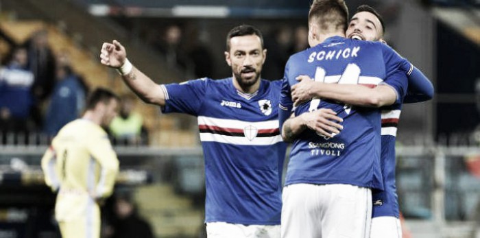 Sampdoria: Schick e Quagliarella per battere l'Inter