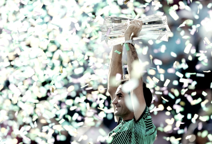 Histórico: Roger Federer conquista Indian Wells e chega aos 90 títulos Histórico: Roger Federer conquista Indian Wells e chega aos 90 títulos
