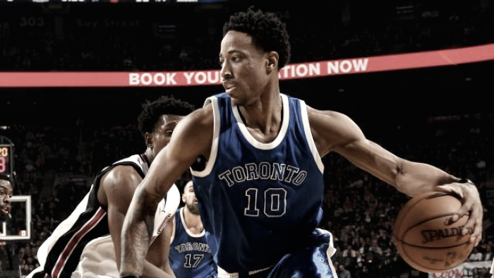 NBA - DeRozan guida Toronto, Miami giù (96-94)