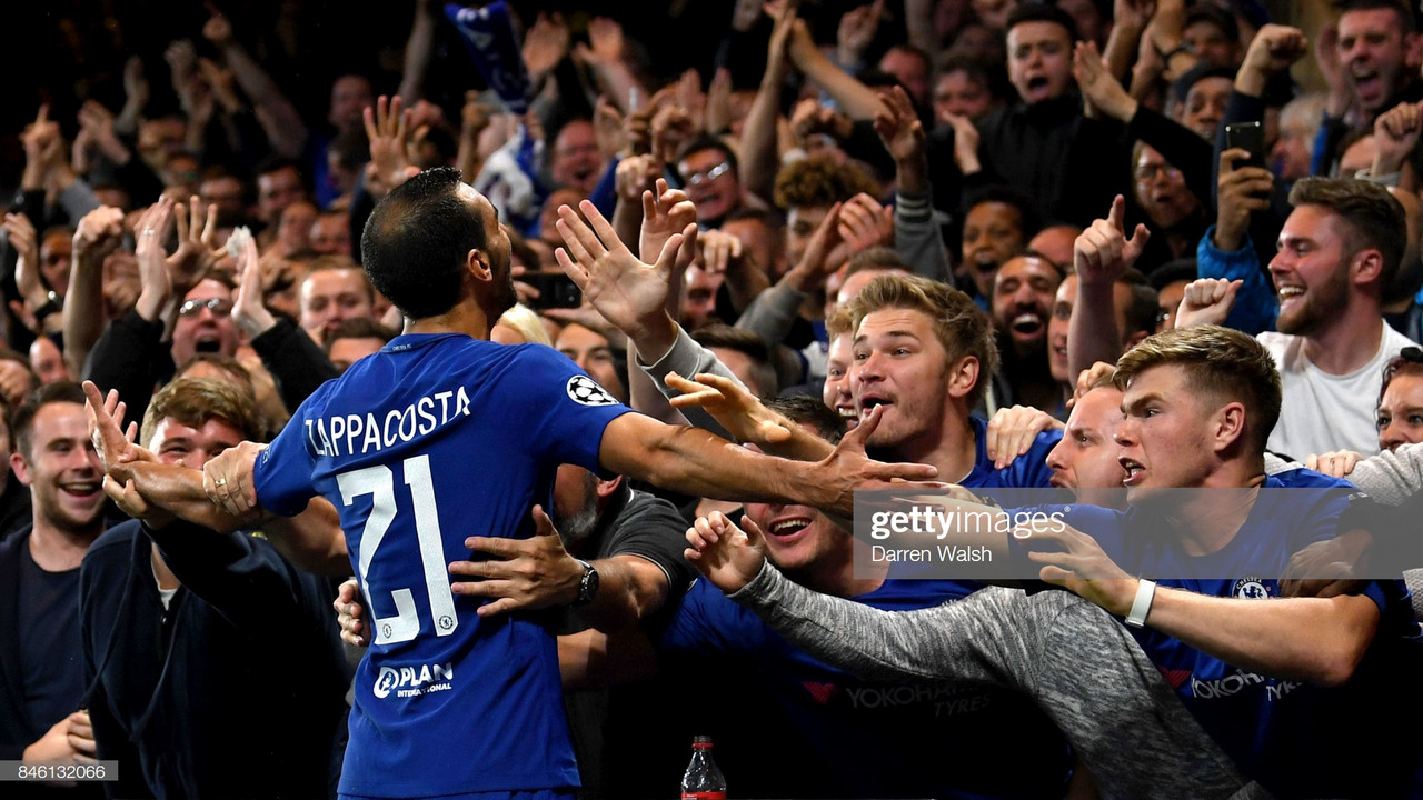 Chelsea defender Davide Zappacosta leaves for AS Roma