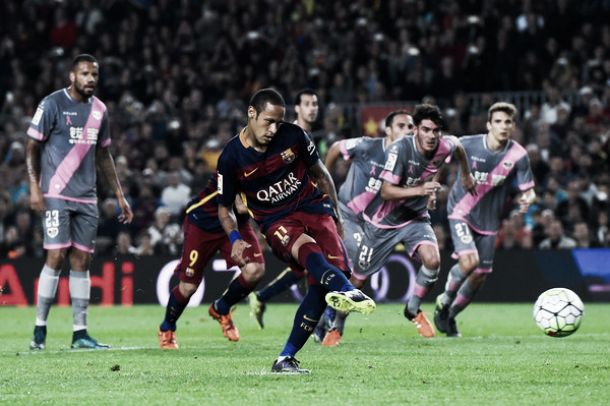 Ao ritmo do samba de Neymar, Barcelona fustiga Rayo Vallecano Ao ritmo do samba de Neymar, Barcelona fustiga Rayo Vallecano