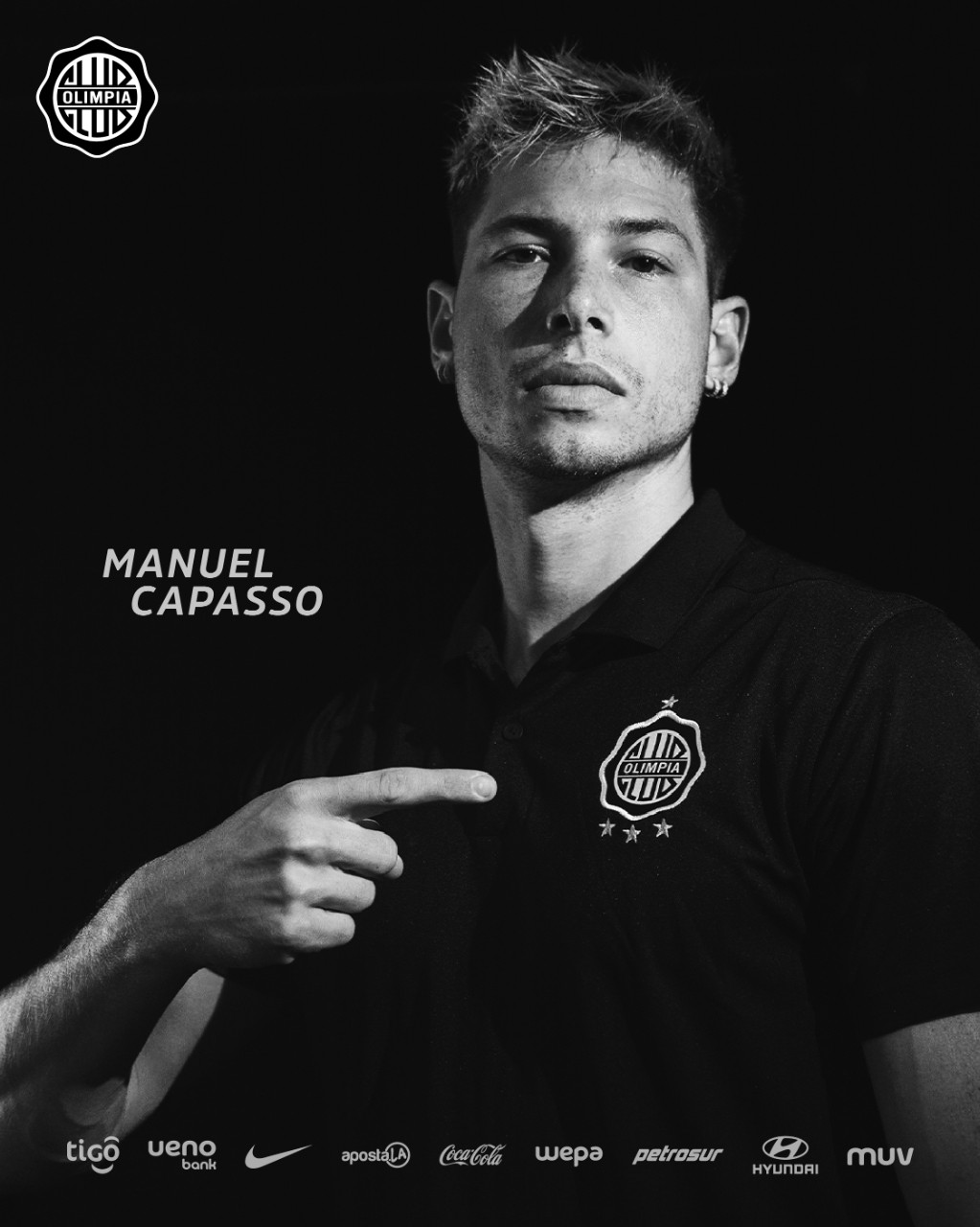 Manuel Capasso é anunciado pelo Olimpia
