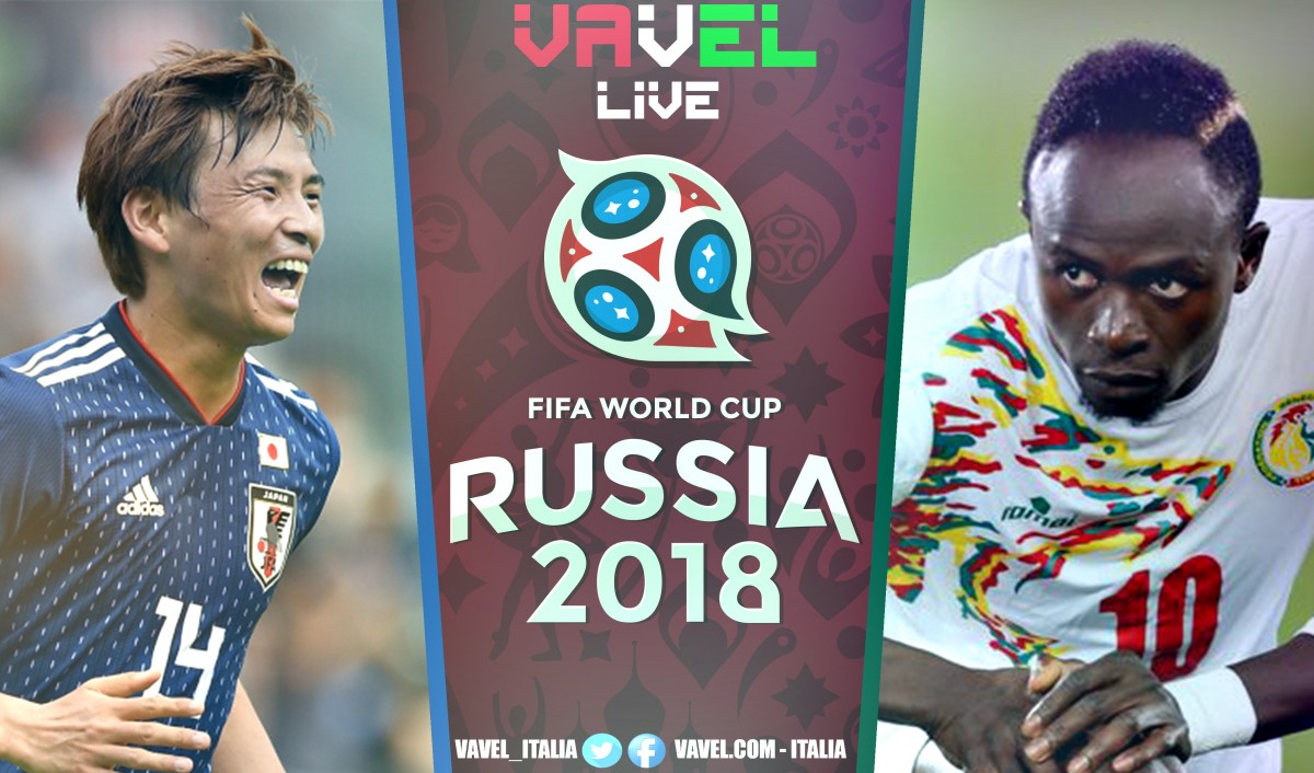 Giappone-Senegal in diretta, LIVE Mondiali Russia 2018: finisce qui! 2-2 il finale e girone H riaperto!