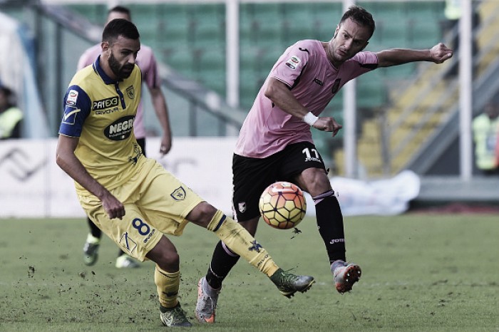 Chievo - Palermo in partita Serie A 2015/16 (3-1)