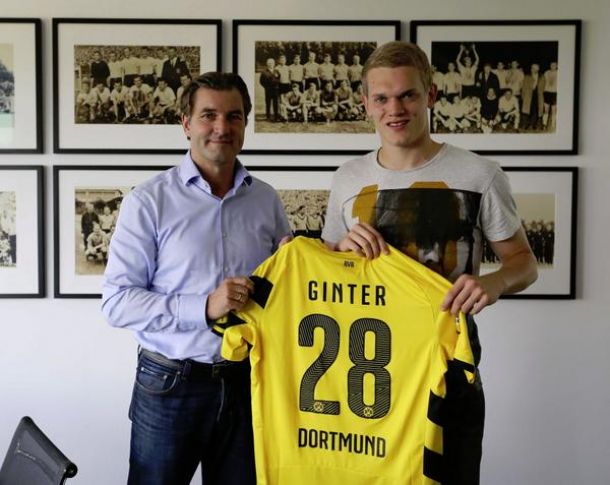 Matthias Ginter joins Borussia Dortmund from SC Freiburg