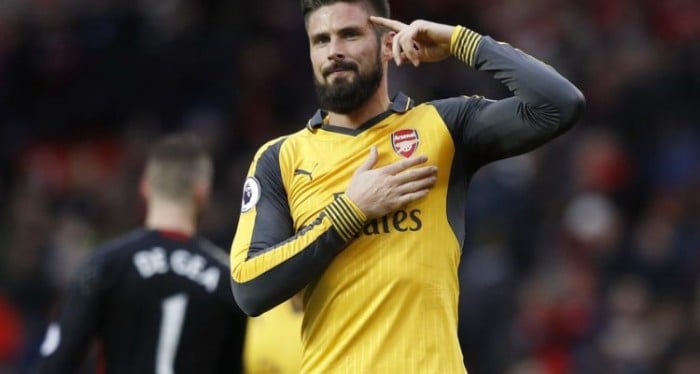 Giusto un Giroud: l'Arsenal pareggia con lo United. E il francese è sempre più indispensabile