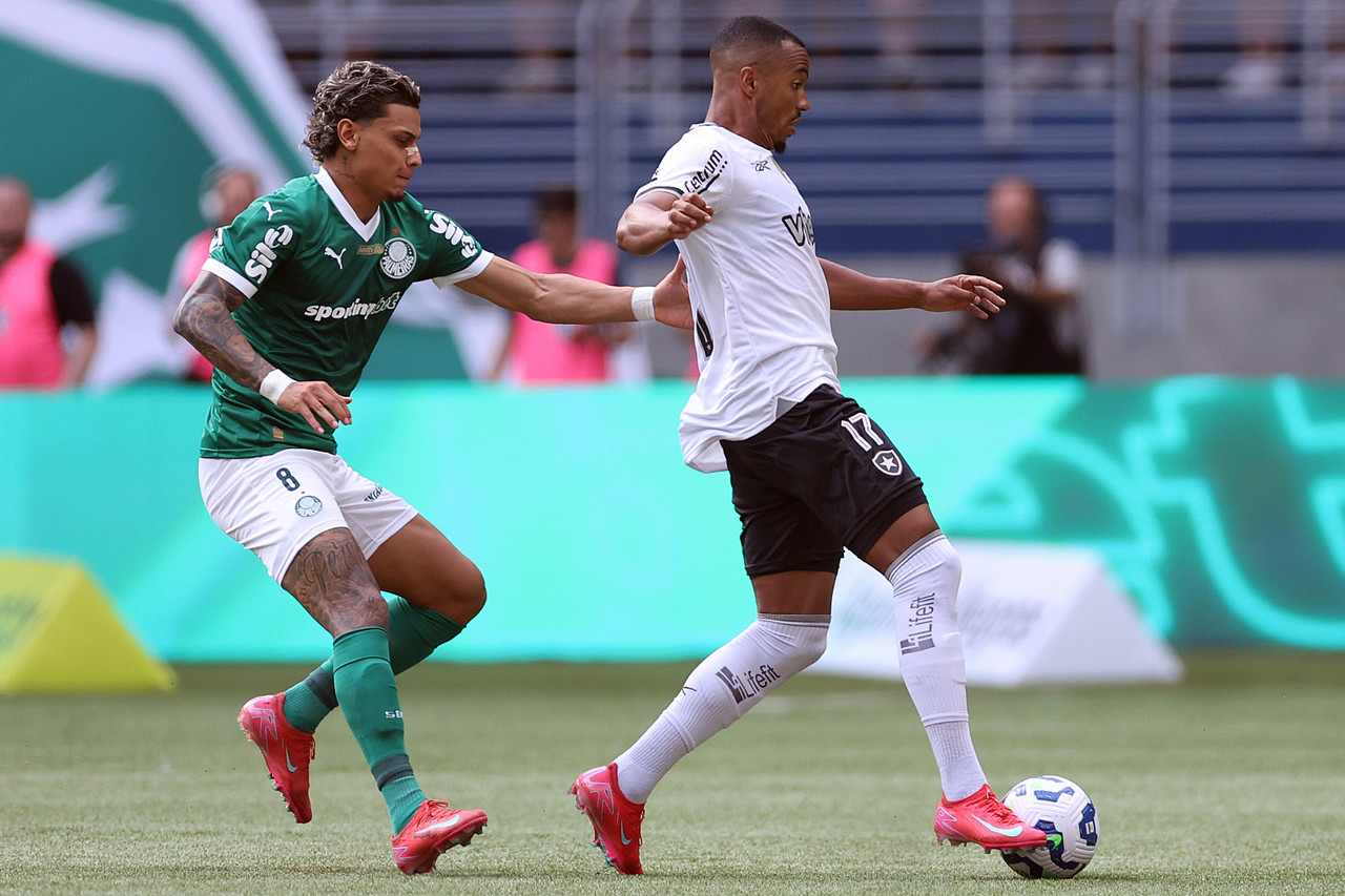 Em jogo lá e cá, Palmeiras e Botafogo empatam na estreia do Brasileirão ...