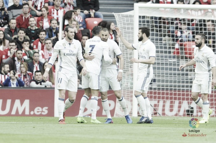 Liga, il Real Madrid espugna San Mames: 2-1 in casa dell'Athletic Bilbao