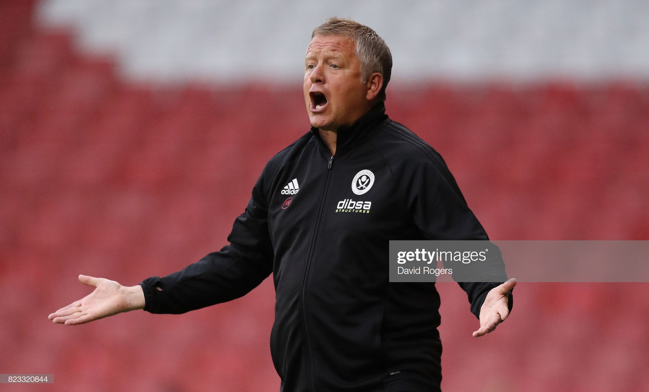 Chris Wilder: "I'm not going to applaud effort"