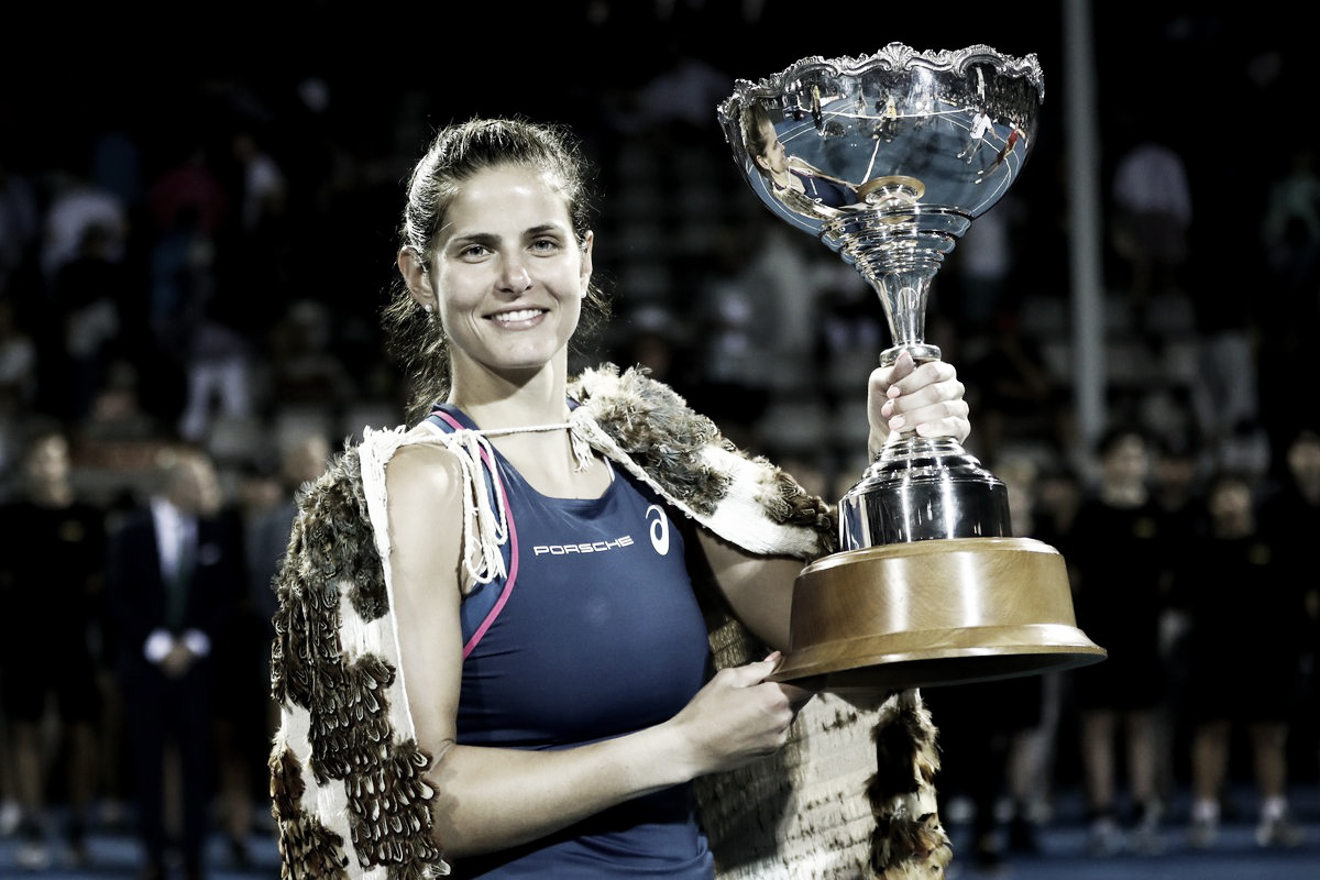 Goerges acaba com empolgação de Andreescu e fatura bicampeonato consecutivo em Auckland Goerges acaba com empolgação de Andreescu e fatura bicampeonato consecutivo em Auckland
