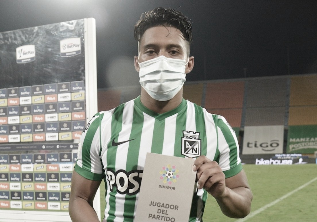 Sebastián Gómez, figura en la victoria frente a Junior