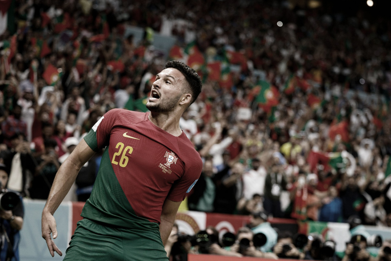 Com hat-trick de Gonçalo Ramos, Portugal goleia Suíça e avança às quartas de final da Copa