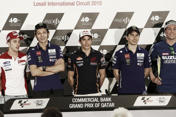 Rueda de prensa del GP de Qatar de MotoGP 2015