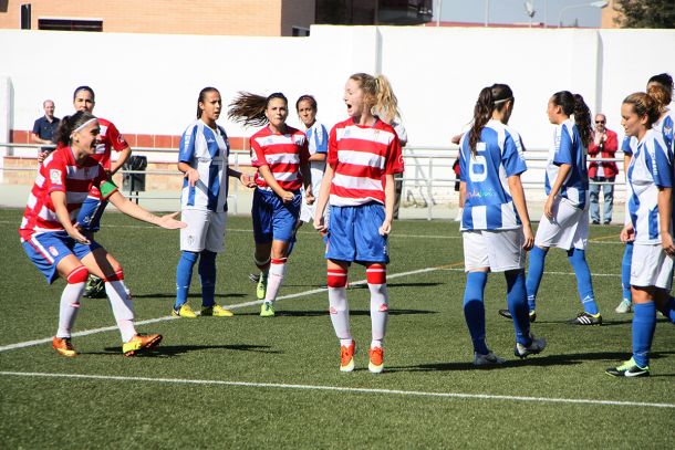 Segunda victoria con goleada del Granada Femenino al Sporting de Huelva
