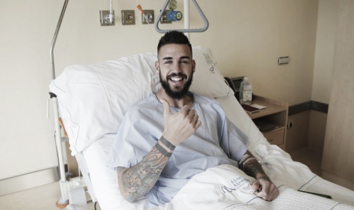Borja Granero, operado con éxito de su rodilla derecha