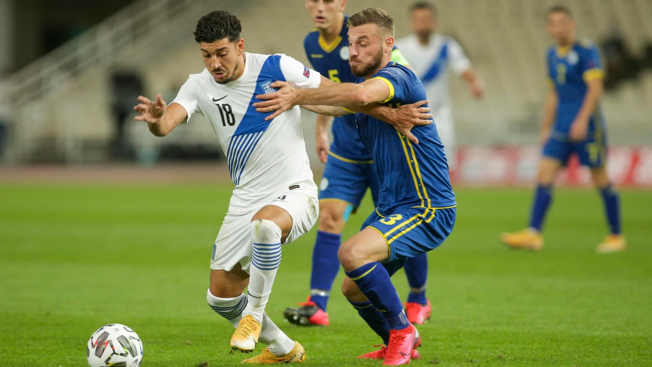 Summary and highlights of Greece 2-0 Kosovo in the UEFA Nations League