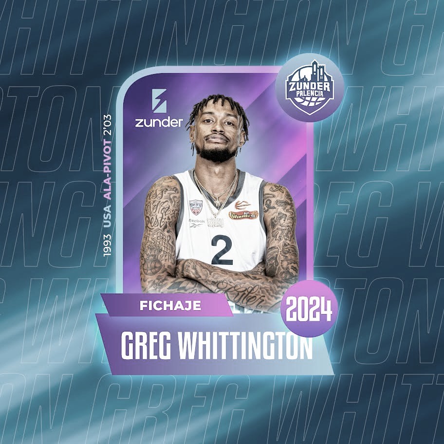 El Zunder Palencia se hace con los servicios de Greg Whittington El Zunder Palencia se hace con los servicios de Greg Whittington
