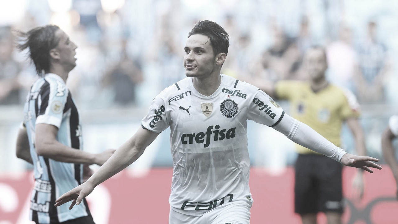 Com confusão após o jogo, Palmeiras vence de virada na Arena e complica Grêmio