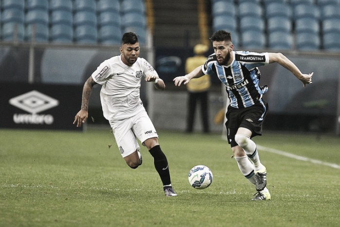 Ainda sonhando com título, Santos recebe embalado Grêmio na Vila Belmiro