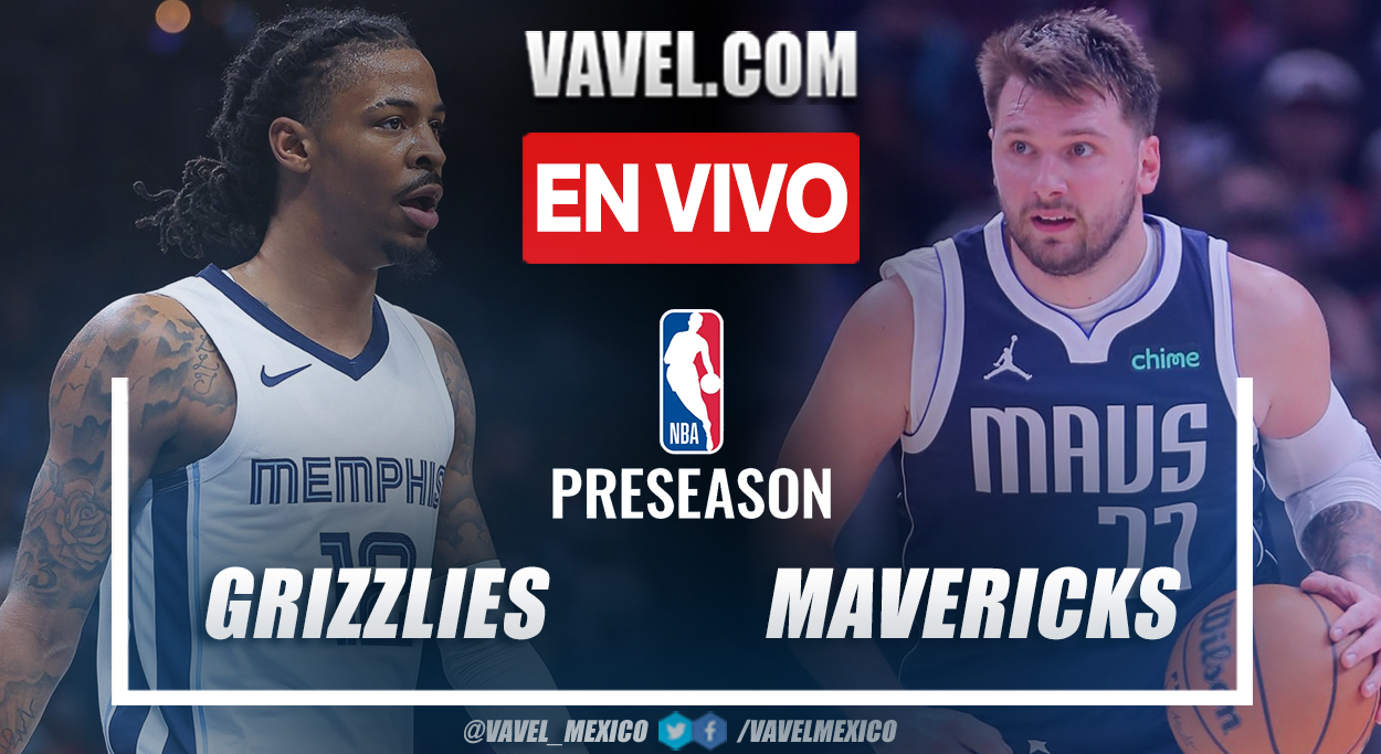 Memphis Grizzlies vs Dallas Mavericks EN VIVO, ¿cómo ver transmisión TV online en pretemporada NBA? | 7 Octubre 2024