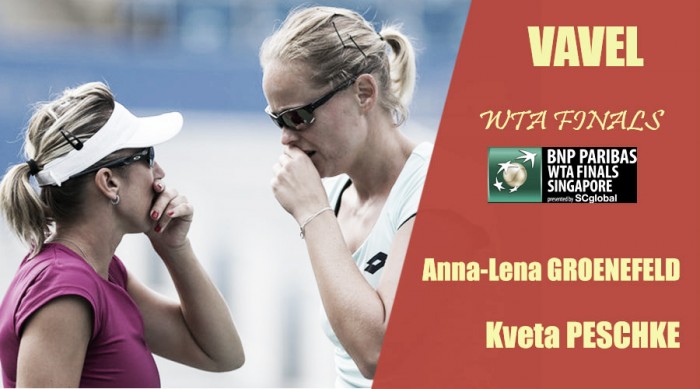 WTA Finals 2017. Anna-Lena Groenefeld y Kveta Peschke: las novatas pisan fuerte