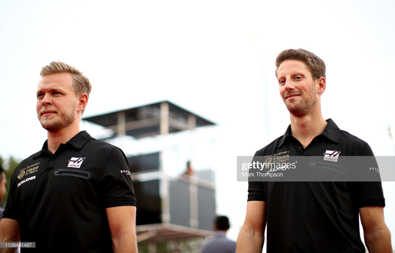 Grosjean to partner Magnussen at Haas for 2020 season