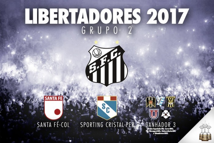 Sorteio da Libertadores 2017 coloca Santos em grupo com dois campeões nacionais