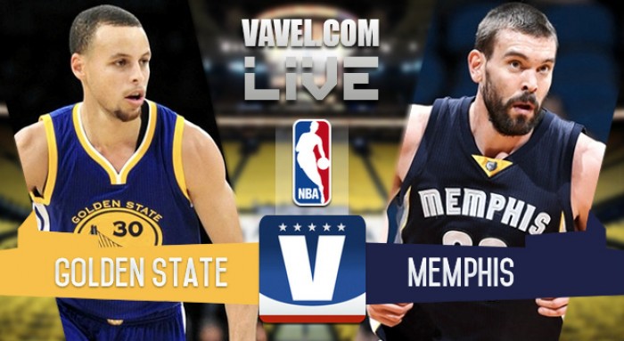 Live: Golden State Warriors - Memphis Grizzlies and score of NBA (125-104 Golden State)