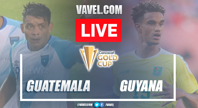 Guatemala vs Guyana en Vivo: Actualización de Resultados (1-0) |  03/07/2021