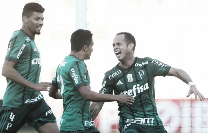 Com dois gols de Guerra, Palmeiras bate Ponte Preta e entra no G-6