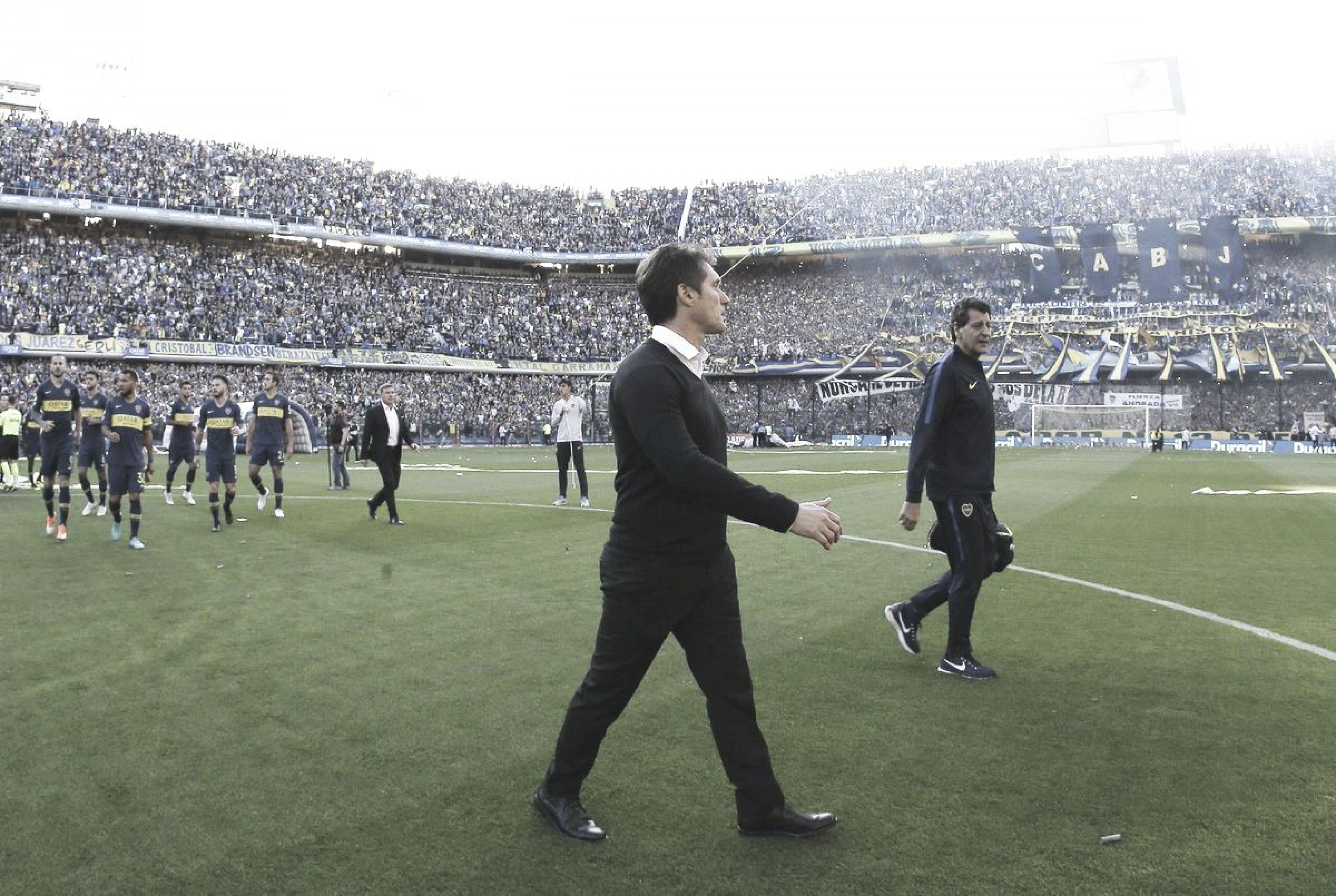 Schelotto: "Fue un partido trabado" Schelotto: "Fue un partido trabado"