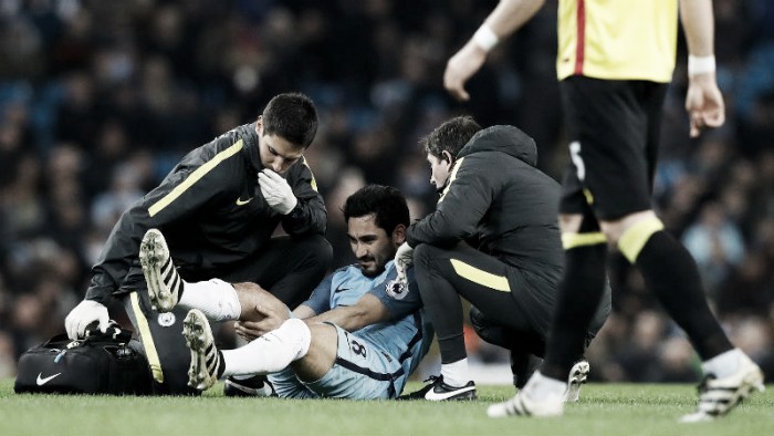 Gündogan sofre séria lesão e desfalca Manchester City pelo resto da temporada