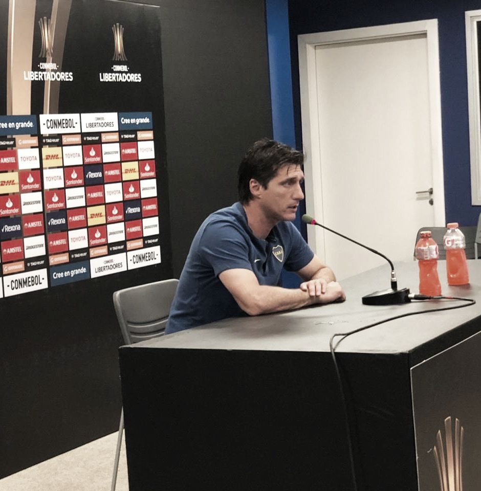 Gustavo Barros Schelotto: "Estamos contentos porque clasificamos a la final" Gustavo Barros Schelotto: "Estamos contentos porque clasificamos a la final"