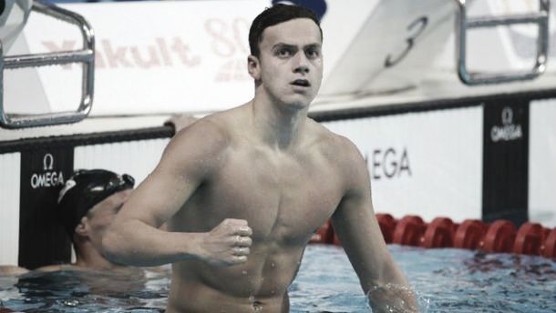 Guy storms to 200m Freestyle Gold