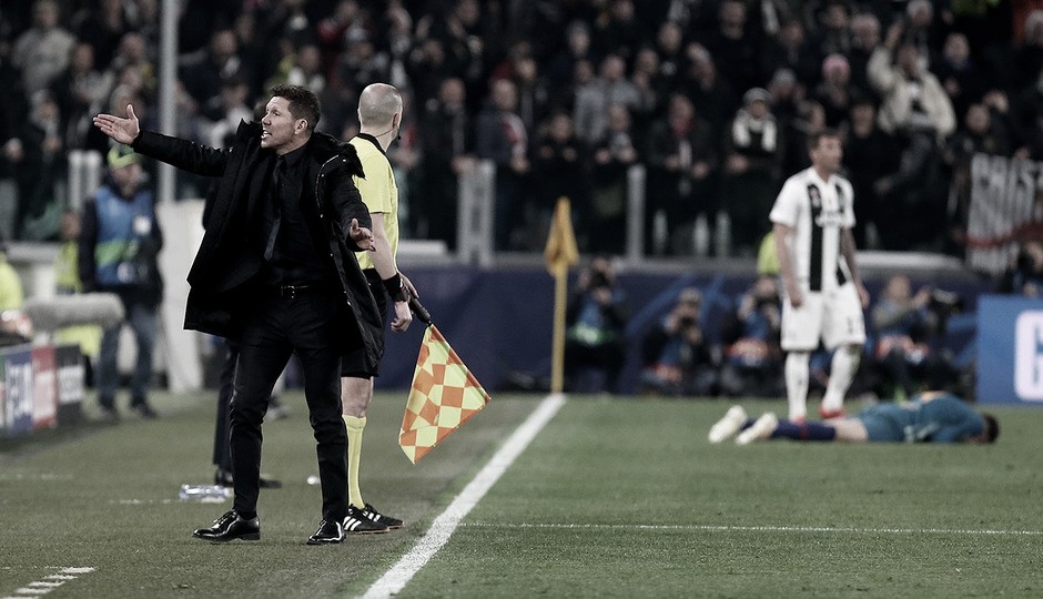 Simeone lamenta eliminação do Atlético de Madrid: "Não tivemos muitas chances"