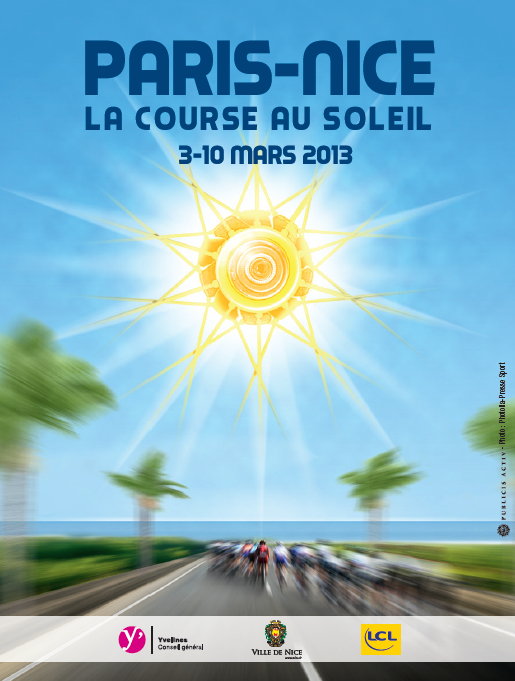 This year's Paris-Nice will take place from 3rd to 10th March.