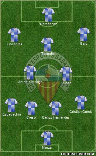 Posible once CE.Sabadell.