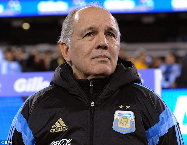Sabella has high hopes for his side's World Cup campaign. Image - Daily Mail.