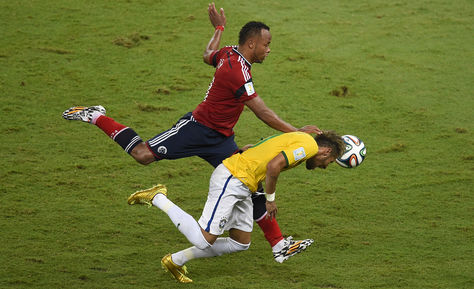 El momento de la lesión. (Foto: sport.es)