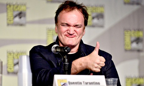 Tarantino en el panel de Dynamite Entertainment en la Comic-Con. Foto: The Guardian 