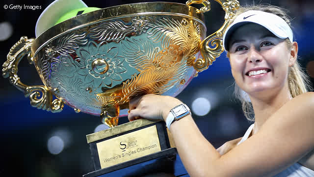 Sharapova se hizo con el Open de Pekín