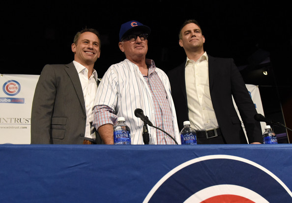 Joe Maddon Theo Epstein Jed Hoyer Chicago Cubs