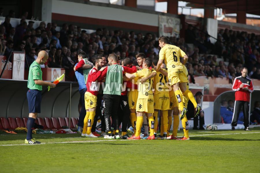 Los jugadores del Girona celebran el gol | lfp.es