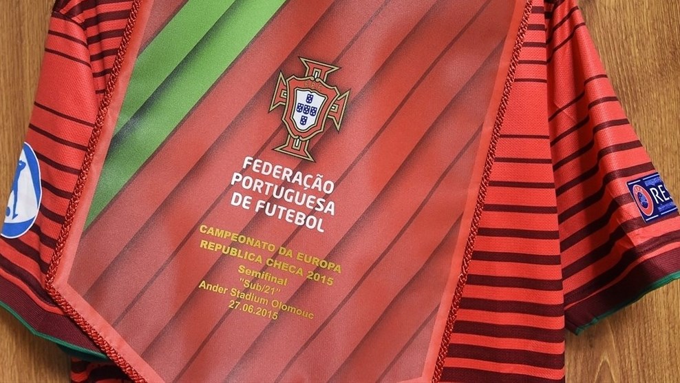 Portugal's kits have also been set out, ready for the big game. (UEFA)