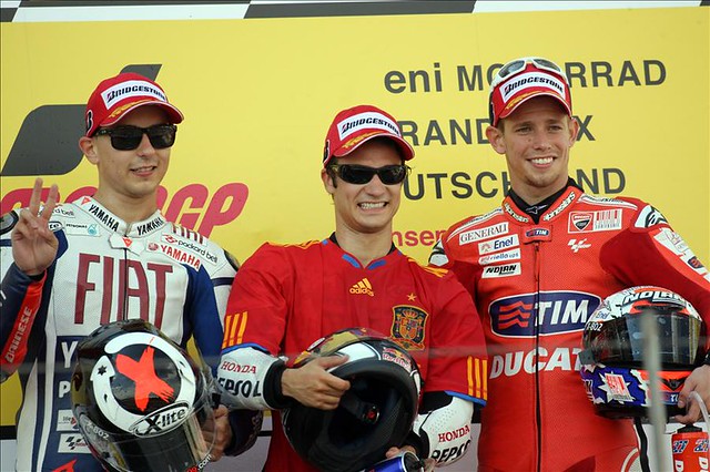 Pedrosa gana Sachsenring 2010