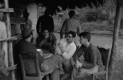 Con Fidel Castro en Sierra Maestra