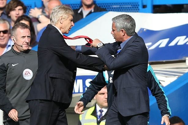 Mourinho and Wenger will go toe to toe again (photo: getty)