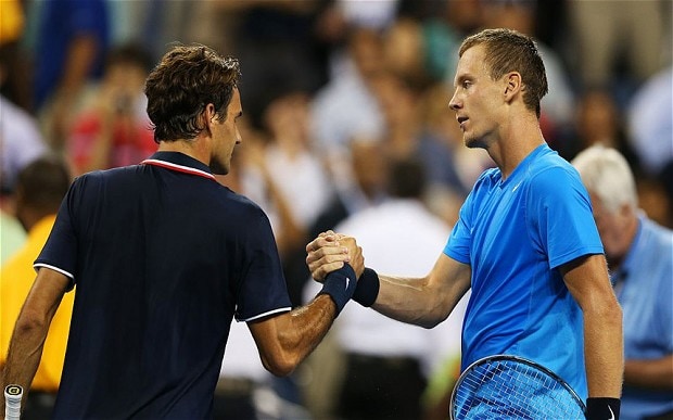 No US Open de 2012, Berdych derrotou Roger Federer, alcançando assim a semi final do Grand Slam.